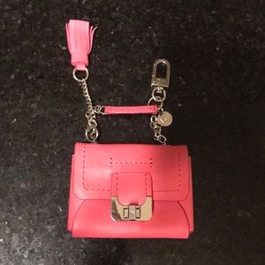 Brand New Diane Von Furstenberg Mini Coin Purse Key Chain